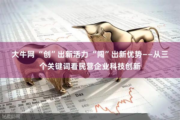 大牛网 “创”出新活力 “闯”出新优势——从三个关键词看民营企业科技创新
